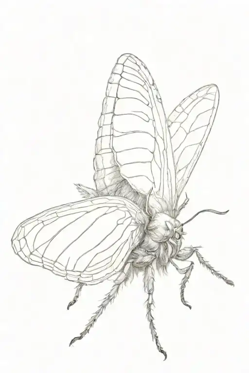 death moth tattoo design idea