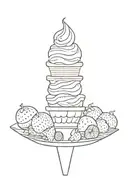 ice cream tattoo design idea