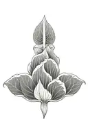 cabbage tattoo design idea