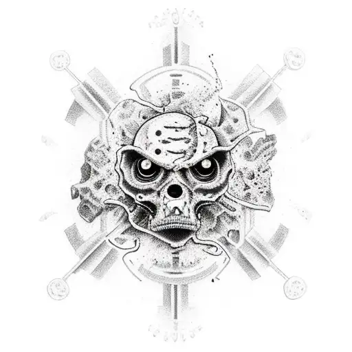 post apocalypse tattoo design idea