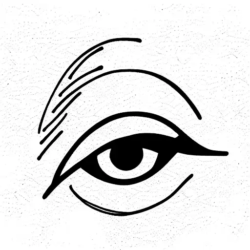 Evil Eye tattoo design idea