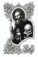 saint peter tattoo design idea