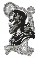 saint peter tattoo design idea