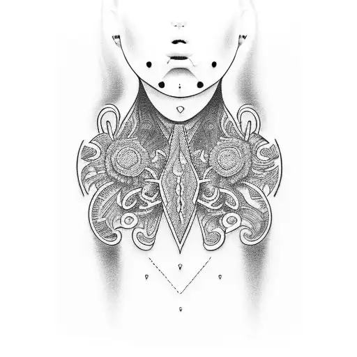 throat tattoo tattoo design idea