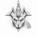 Anubis Horus  tattoo design idea