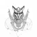 Anubis Horus  tattoo design idea