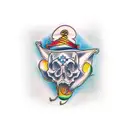 cornicello, Mano cornuto, ave Maria  tattoo design idea