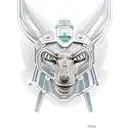 Anubis as a futuristic cyborg tattoo design idea