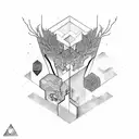 unity, sustainability tattoo design idea