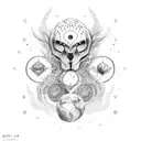 unity, sustainability tattoo design idea