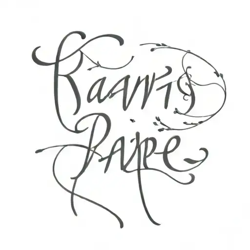 The word "RARE" in bebas neue font tattoo design idea