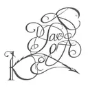 The word "RARE" in hanson font tattoo design idea
