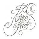 The word "RARE" in hanson font tattoo design idea