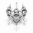 workflow that starts with Born ends with die and in between There is a script element tattoo design idea