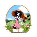 straw hat tattoo design idea