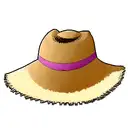 straw hat tattoo design idea