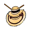 luffy´s straw hat tattoo design idea