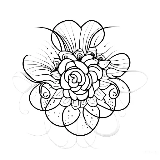 floral spinal tattoo tattoo design idea