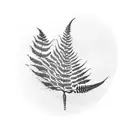 Fern Tree tattoo design idea