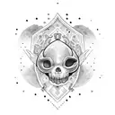 rompe corazones con pasamontaña deportivo tattoo design idea