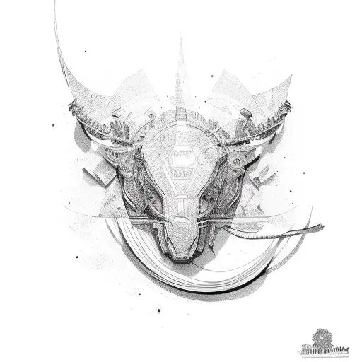 Money Thinker tattoo design idea