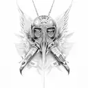 The number 12 with wings and a basketball tattoo design idea