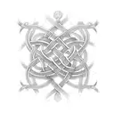 Arm band celtic unbreakable knot tattoo design idea