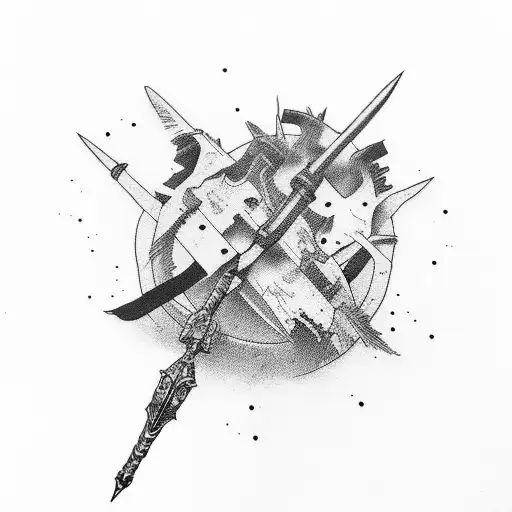 battle royale  tattoo design idea