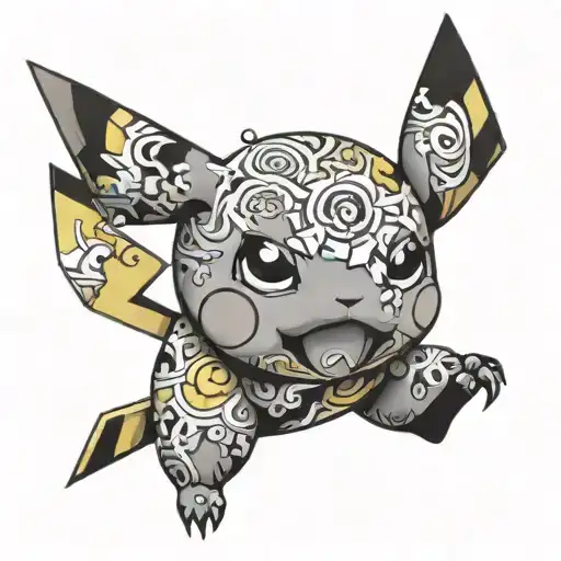 pikachu tattoo design idea