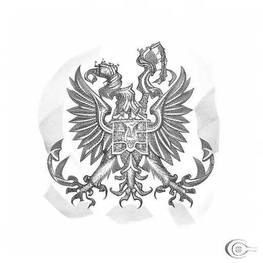 poland flag, my sons Kacper, Antoni tattoo design idea
