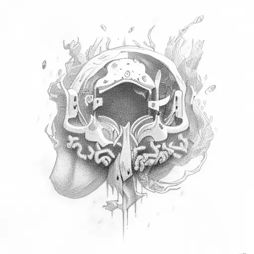 text of into the fray tattoo design idea