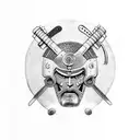 romans ancient war tattoo design idea