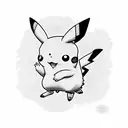 Pikachu tattoo design idea