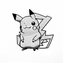 Pikachu tattoo design idea