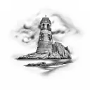 Create a tattoo design inspired by the client's love for Ireland, featuring iconic landmarks and symbols in a dotwork style tattoo design idea