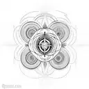 7 Chakras tattoo design idea