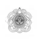 7 Chakras tattoo design idea