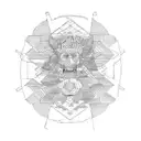 Mictlantecihuatl tattoo design idea