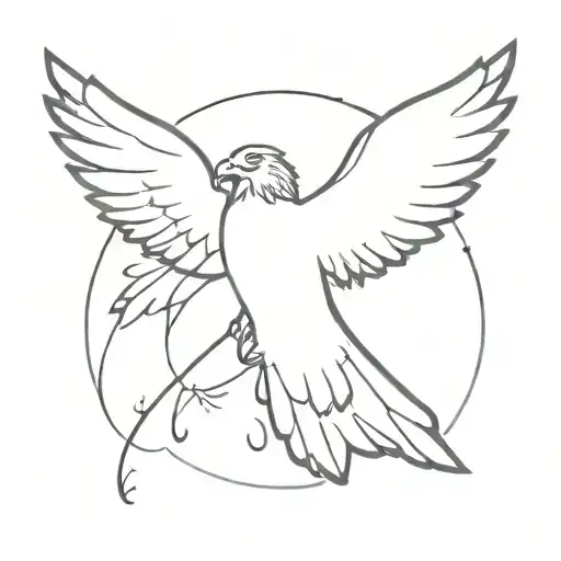 Led Zeppelin Icarus tattoo design idea