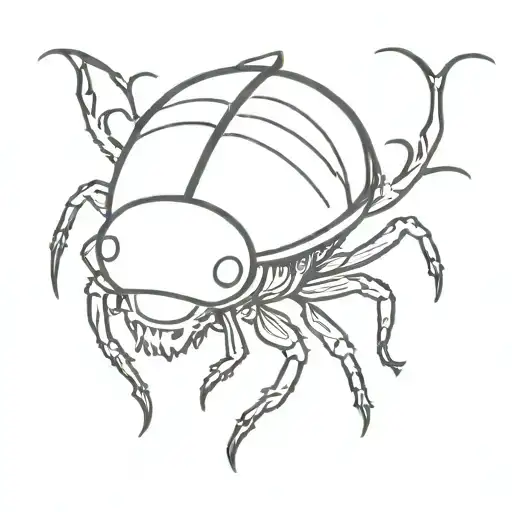 beetlejuice beetle tattoo design idea