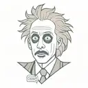 beetlejuice tattoo design idea