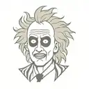 beetlejuice tattoo design idea