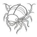 beetlejuice beetle tattoo design idea