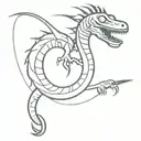 beetlejuice sandworm handbook tattoo design idea