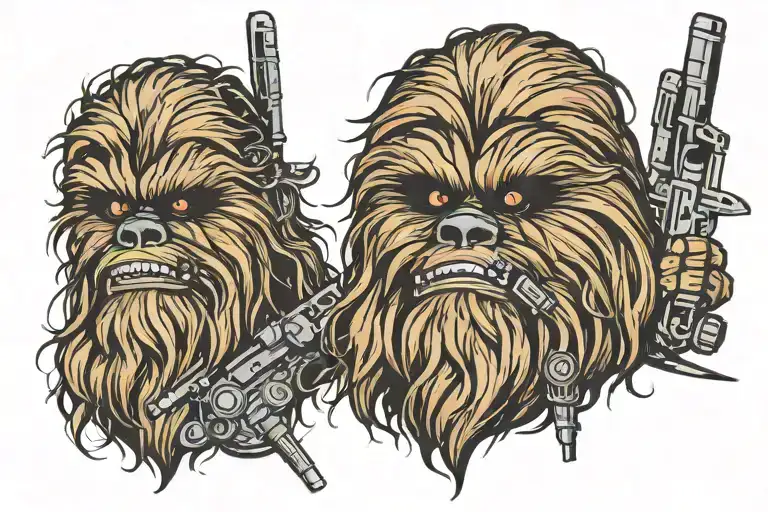 i bent my wookie tattoo design idea