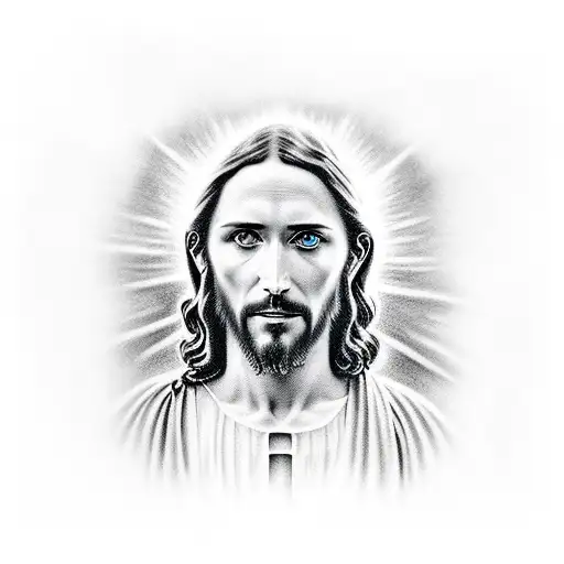 Jesus Crist tattoo design idea