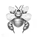 bumble bee tattoo design idea