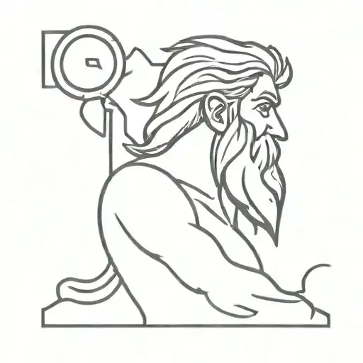 zeus tattoo design idea