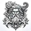 zeus tattoo design idea