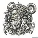 zeus tattoo design idea